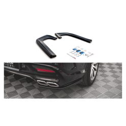   Splitter Mercedes-Benz GLE 63AMG C292 Rear Side v.2 Gloss Black
