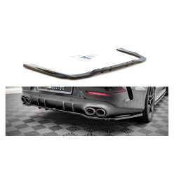   Splitter Mercedes-Benz CLS 53 C257 Rear Central with Diffuser Gloss Black