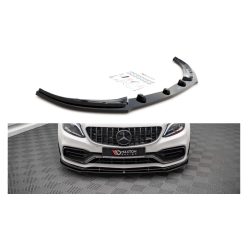   Splitter Mercedes-Benz C63 AMG Aero Pack C205 Facelift Front v.1 Gloss Black
