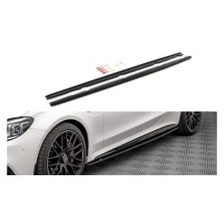   Diffuser Mercedes-Benz C C205 63AMG Facelift Side Skirts v.1 Gloss Black