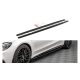 Diffuser Mercedes-Benz C C205 63AMG Facelift Side Skirts v.1 Gloss Black