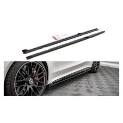   Diffuser Mercedes-Benz C C205 63AMG Facelift Side Skirts v.2 Gloss Black