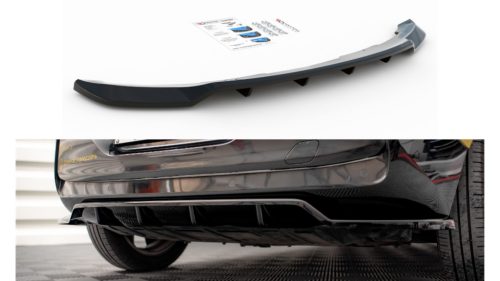 Splitter BMW i3 I01 Facelift Rear Central with Diffuser Gloss Black