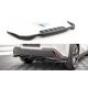 Splitter Lexus UX I Rear Central with Diffuser Gloss Black