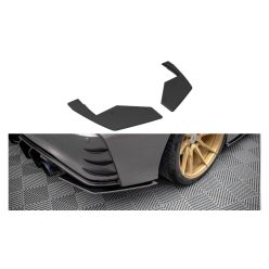   Splitter Nissan 370Z Nismo Facelift Rear Side Street Pro Black