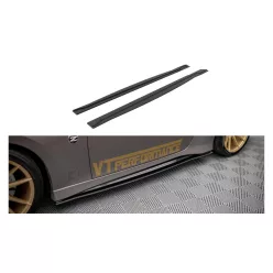   Diffuser Nissan 370Z Nismo Facelift Side Skirts Street Pro Black-Red