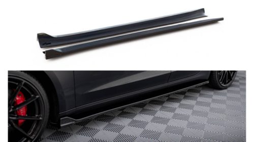 Diffuser Tesla Model 3 Side Skirts v.2 Gloss Black
