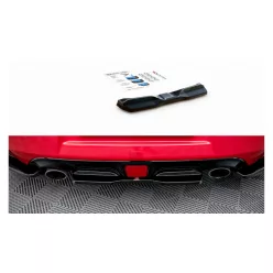Splitter Nissan 370Z Rear Central v.2 Gloss Black