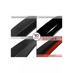 Spoiler Cap Volvo V70 III v.1 Gloss Black