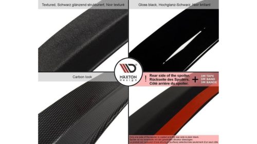 Spoiler Cap Volvo V70 III v.1 Gloss Black