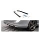 Splitter Volvo V70 III Rear Side Gloss Black