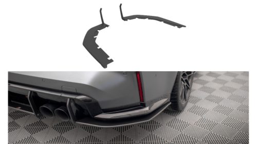 Splitter BMW 3 G80 M-Pack Rear Side Street Pro Black
