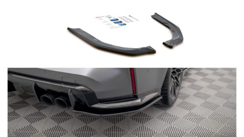 Splitter BMW 3 G80 M-Pack Rear Side v.2 Gloss Black