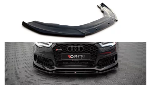 Splitter Audi A6 C7 Front RS6 Look Gloss Black