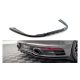 Splitter Porsche 911 Carrera 4S 992 Rear Central with Diffuser Gloss Black