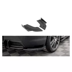   Splitter Mazda 3 I MPS Rear Side Street Pro Black-Red + Gloss Flaps