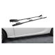 Diffuser Subaru BRZ Side Skirts Street Pro Black-Red + Gloss Flaps