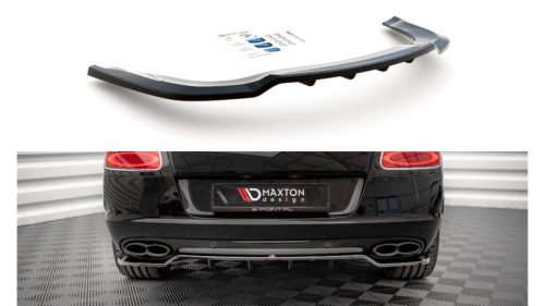 Splitter Bentley Continental GT II V8 S Rear Central with Diffuser Gloss Black