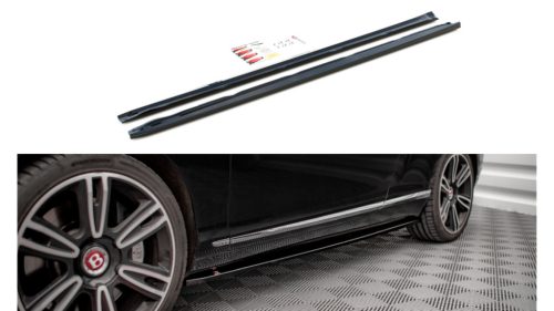 Diffuser Bentley Continental GT II V8 S Side Skirts Gloss Black