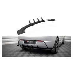   Diffuser Opel Astra GTC OPC-Line J Rear Valance Black + Gloss Flaps