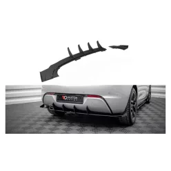   Diffuser Opel Astra GTC OPC-Line J Rear Valance Red + Gloss Flaps