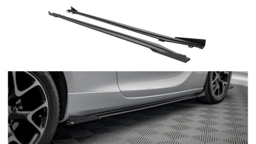 Diffuser Opel Astra GTC OPC-Line J Side Skirts Street Pro Black-Red + Gloss Flaps
