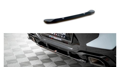 Splitter BMW X4 G02 Facelift M-Pack Rear Central Gloss Black