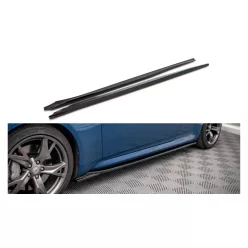 Diffuser Infiniti G37 Side Skirts Gloss Black