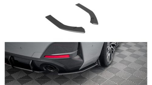 Splitter BMW 4 G26 M-Pack Rear Side Street Pro Black-Red