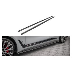 Diffuser BMW 4 G26 M-Pack Side Skirts Street Pro Black-Red