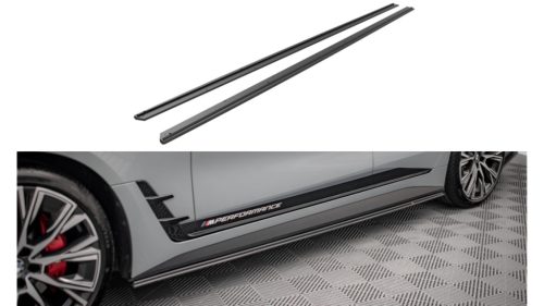 Diffuser BMW 4 G26 M-Pack Side Skirts Street Pro Black-Red