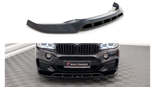 Splitter BMW X6 F16 M-Pack Front v.2 Gloss Black