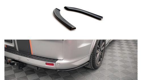 Splitter Ford Transit Custom I ST-Line Facelift Rear Side Gloss Black