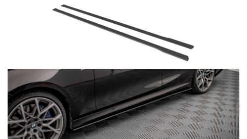 Diffuser BMW 3 G20 G21 M-Pack Side Skirts Street Pro Black-Red