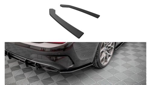 Splitter BMW 3 G20 G21 M-Pack Rear Side Street Pro v.1 Black-Red