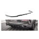 Splitter BMW X6 G06 M-Pack Rear Central with Diffuser v.2 Gloss Black