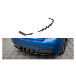 Diffuser BMW 2 F22 M-Pack Rear Street Pro Black-Red