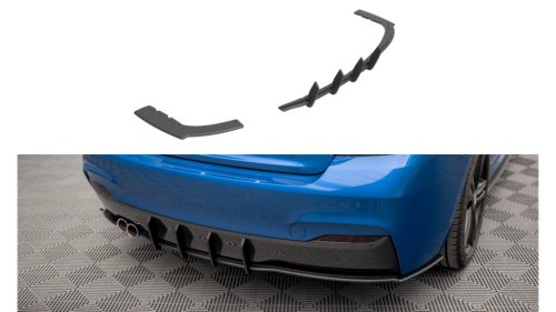 Diffuser BMW 2 F22 M-Pack Rear Street Pro Black-Red