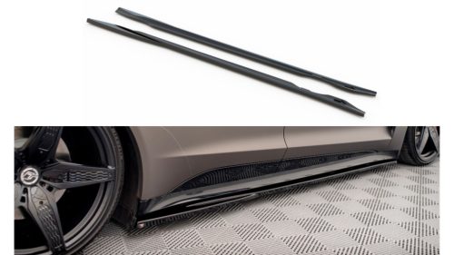 Diffuser Audi e-Tron GT Side Skirts v.1 Gloss Black