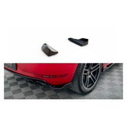 Splitter Porsche Macan I Facelift Rear Side Gloss Black