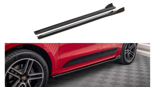Diffuser Porsche Macan I Facelift Side Skirts Gloss Black