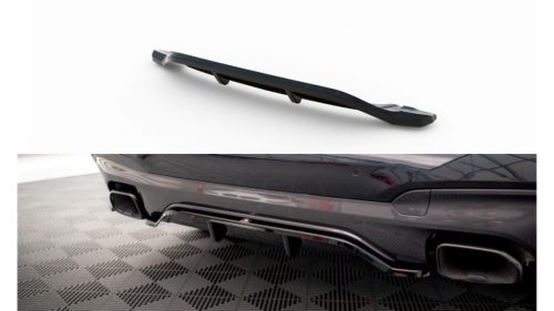 Splitter BMW X3 G01 M-Pack Rear Central with Diffuser Gloss Black