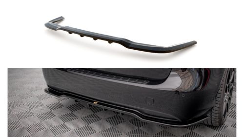 Splitter Mercedes-Benz B W246 Facelift Rear Central with Diffuser Gloss Black