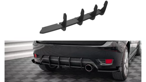Diffuser Ford Fiesta VI ST Rear Street Pro Red