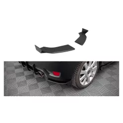   Splitter Ford Fiesta VI ST Rear Side Street Pro Black-Red + Gloss Flaps