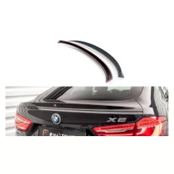 Spoiler Cap BMW X6 F16 F86 M-Pack 3D v.2 Gloss Black