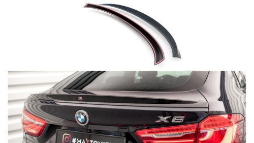 Spoiler Cap BMW X6 F16 F86 M-Pack 3D v.2 Gloss Black