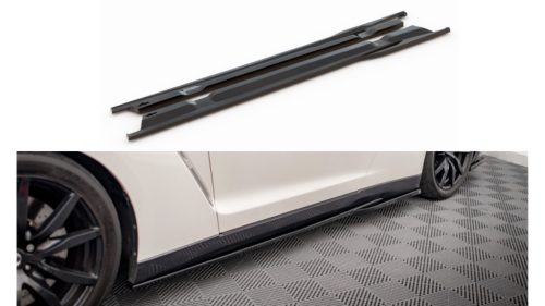 Diffuser Nissan GTR R35 Facelift Side Skirts Gloss Black