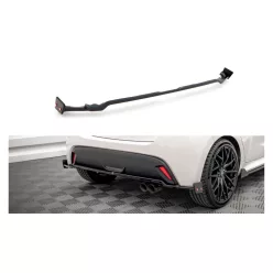   Splitter Toyota Yaris IV Rear Central v.1 + Flaps Gloss Black