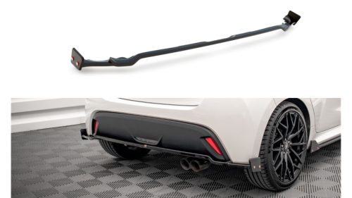 Splitter Toyota Yaris IV Rear Central v.1 + Flaps Gloss Black